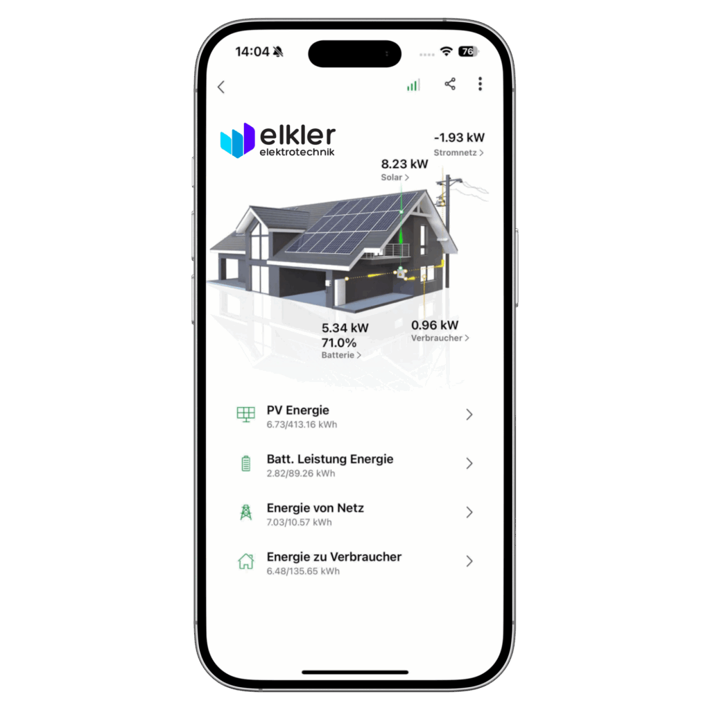 Elkler Elektrotechnik - Photovoltaik Neukundengewinnung Smartphone App